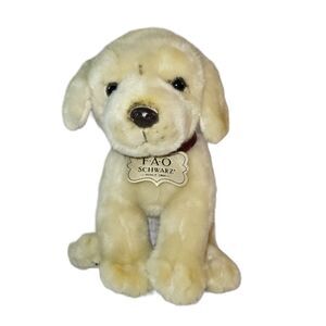FAO Schwarz Fifth Avenue plush‎ Yellow Labrador Retriever Dog Puppy 2018 9"